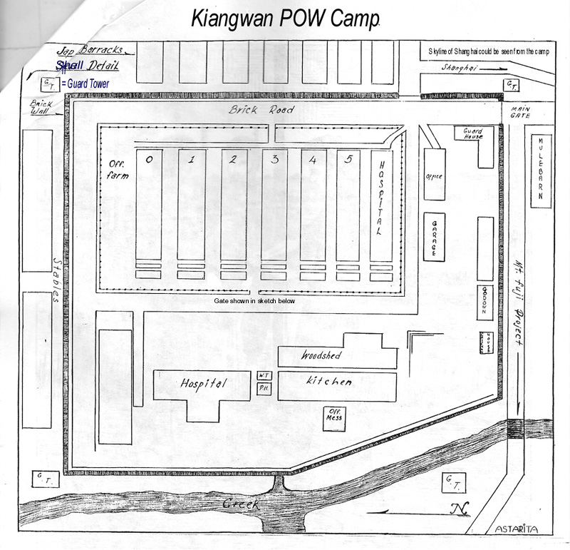 Kiangwan POW camp Shanghai China